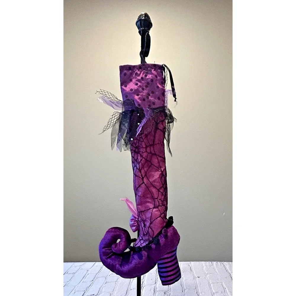 2 Pier 1 Imports Halloween Witch Chair Leg Covers